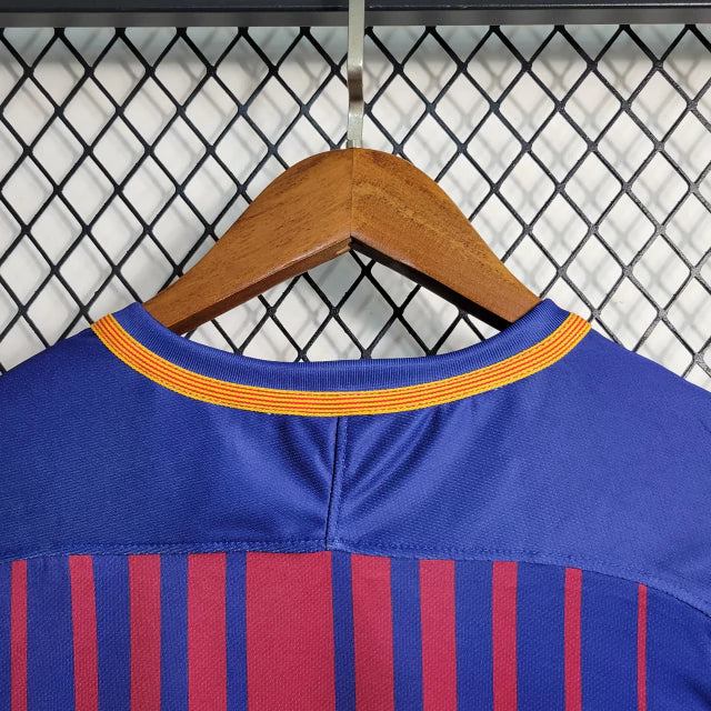 Camisa Barcelona 17/18 Home - Retrô Masculina