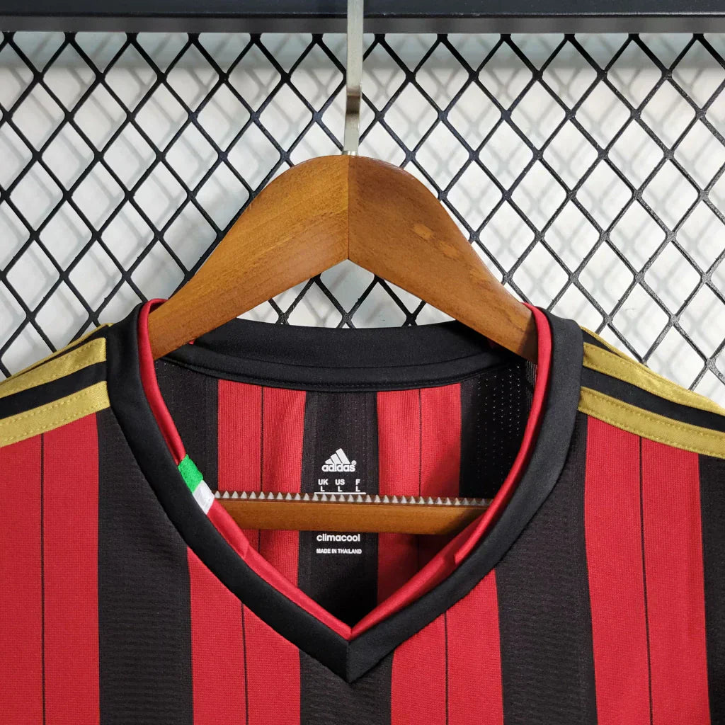Camisa Milan 13/14 Home Manga Longa - Retrô Masculina
