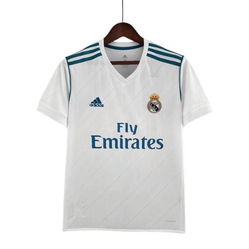 Camisa Real Madrid 17/18 Home - Retrô Masculina
