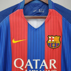 Camisa Barcelona 16/17 Home - Retrô Masculina
