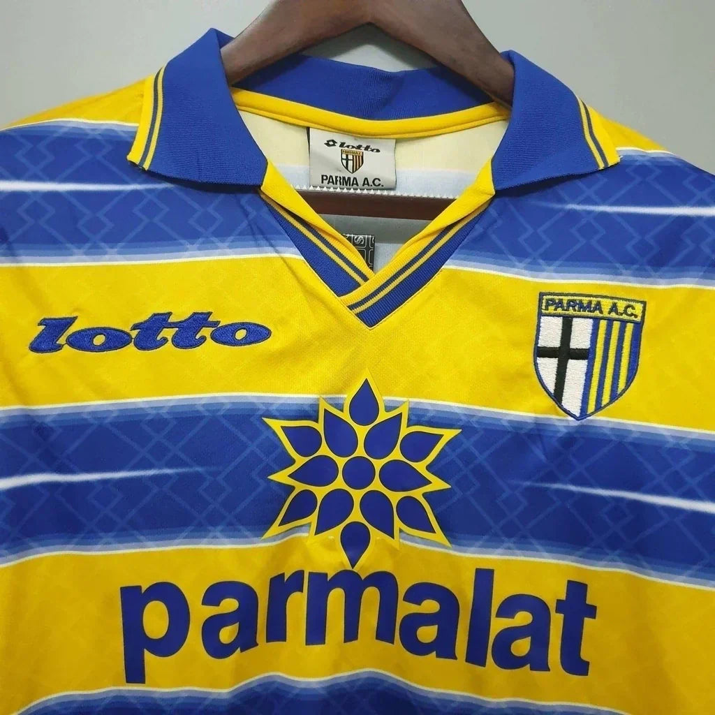 Camisa Parma 98/99 Home - Retrô Masculina