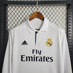 Camisa Real Madrid 16/17 Home Manga Longa - Retrô Masculina
