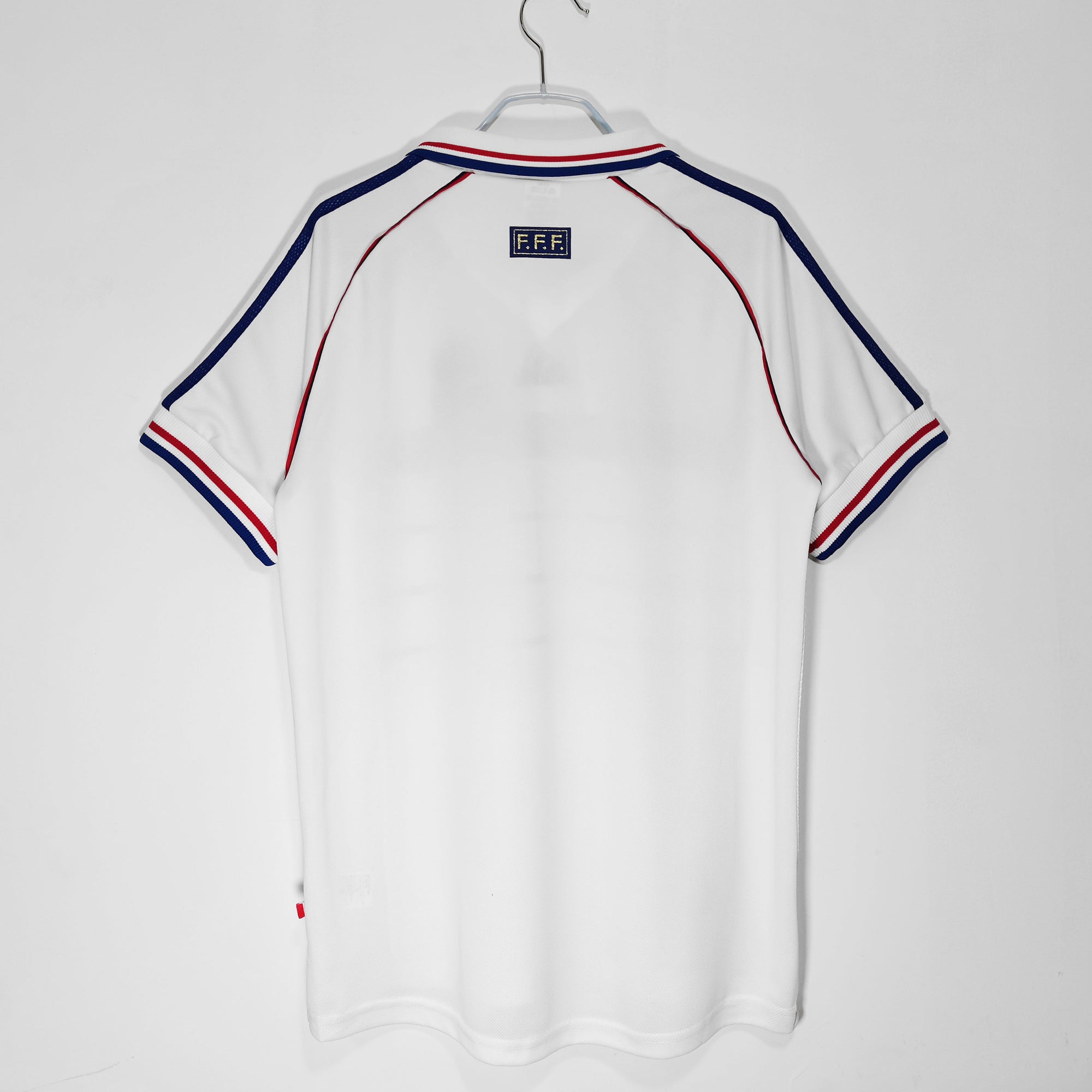 Camisa Seleção França 1998/99 Adidas - Versão Retrô - Branca - Masculina