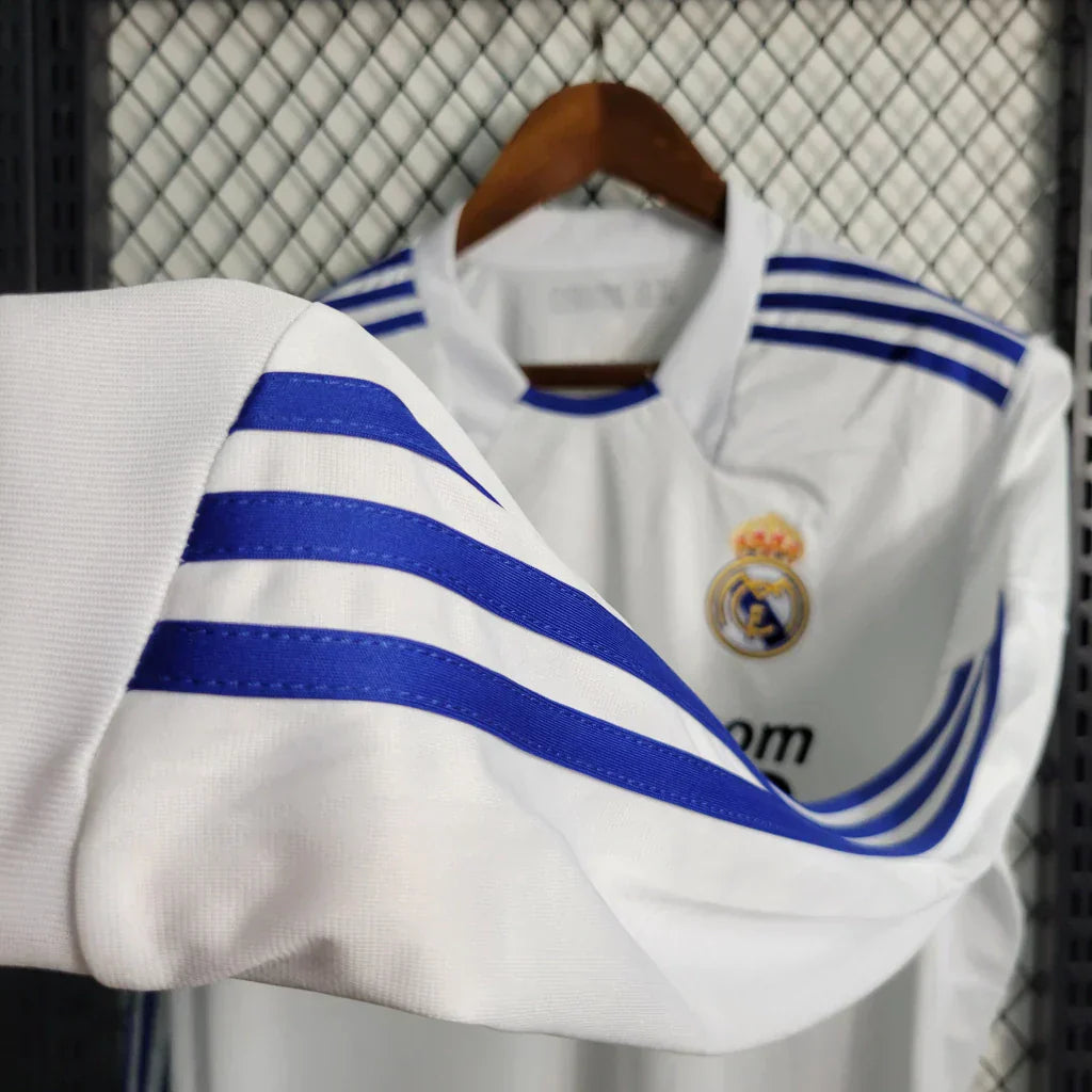 Camisa Real Madrid 10/11 Home Manga Longa - Retrô Masculina