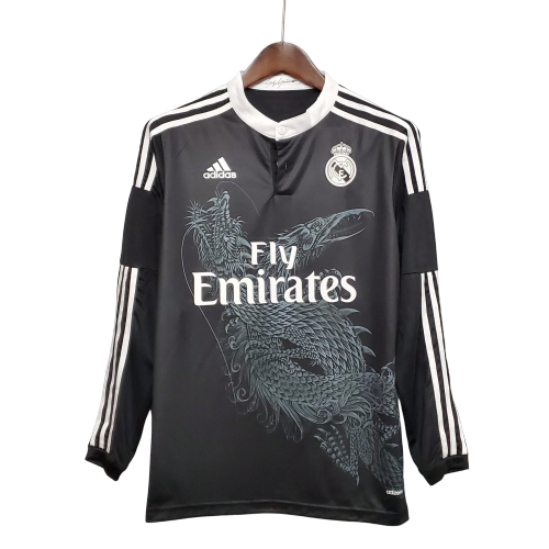 Camisa Real Madrid 14/15 Third Manga Longa - Retrô Masculina