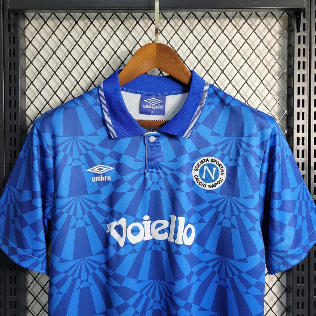 Camisa Napoli 91/93 Home - Retrô Masculina