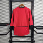 Camisa Manchester United 04/06 Home Manga Longa - Retrô Masculina