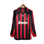 Camisa Milan 06/07 Home Manga Longa - Retrô Masculina