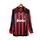 Camisa Milan 06/07 Home Manga Longa - Retrô Masculina