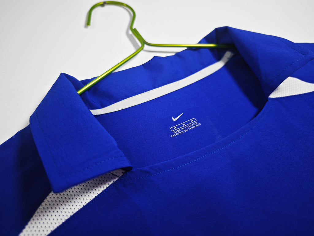 Camisa Seleção brasileira Nike 2002/03 Azul - Versão Retrô - Masculina