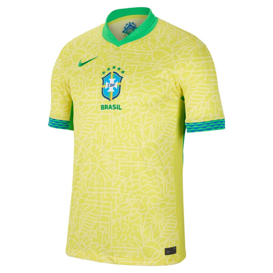 Camisa Seleção Brasil I 2025 Nike Copa América Masculina- Amarela