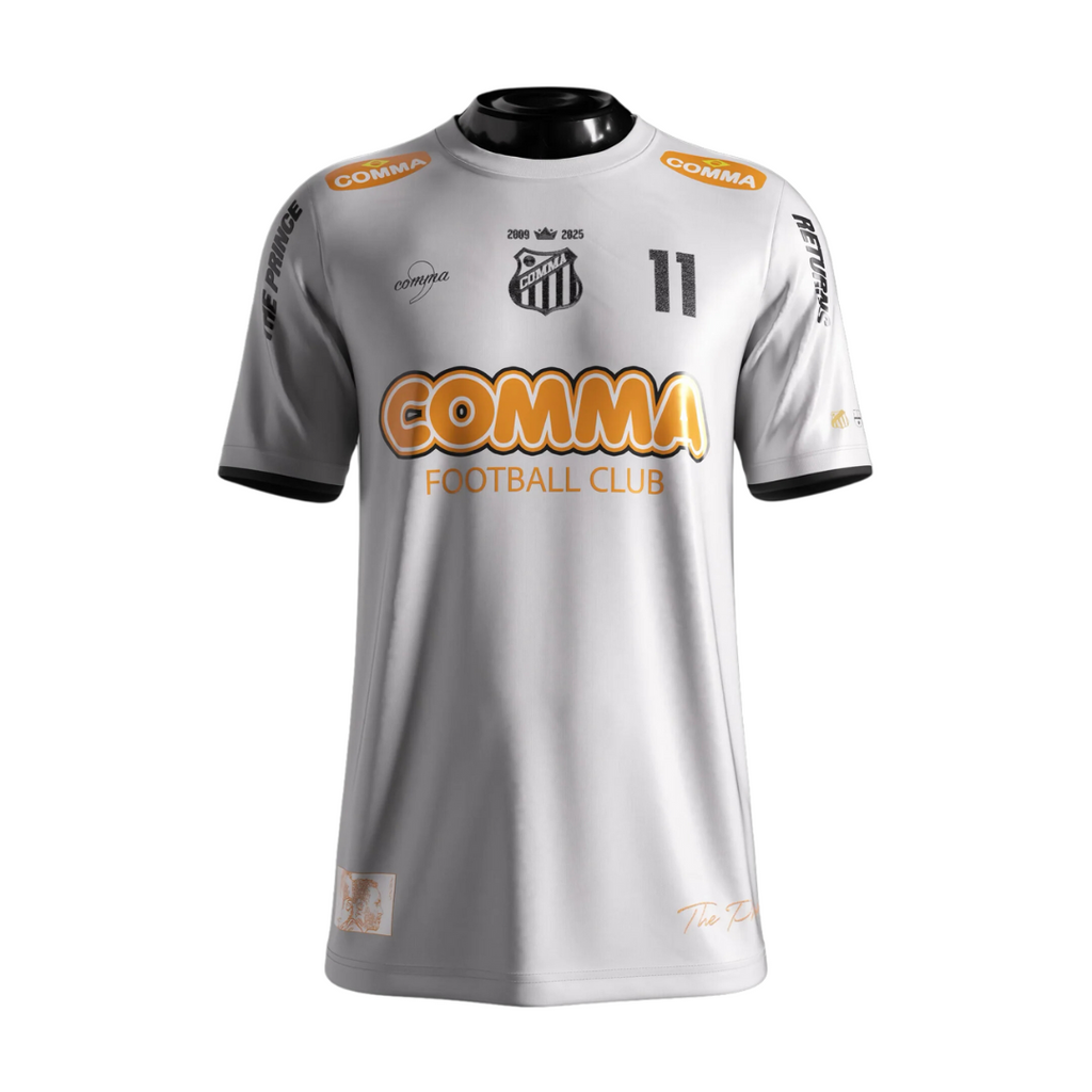 Camisa Santos 24/25 Edição Especial Neymar #11 The Prince - Torcedor Masculina