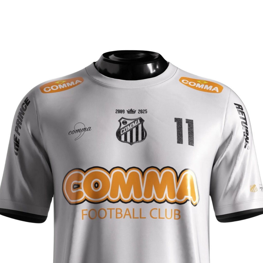 Camisa Santos 24/25 Edição Especial Neymar #11 The Prince - Torcedor Masculina