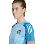 Camisa Flamengo  Treino Atleta Adidas 2025 - Feminina