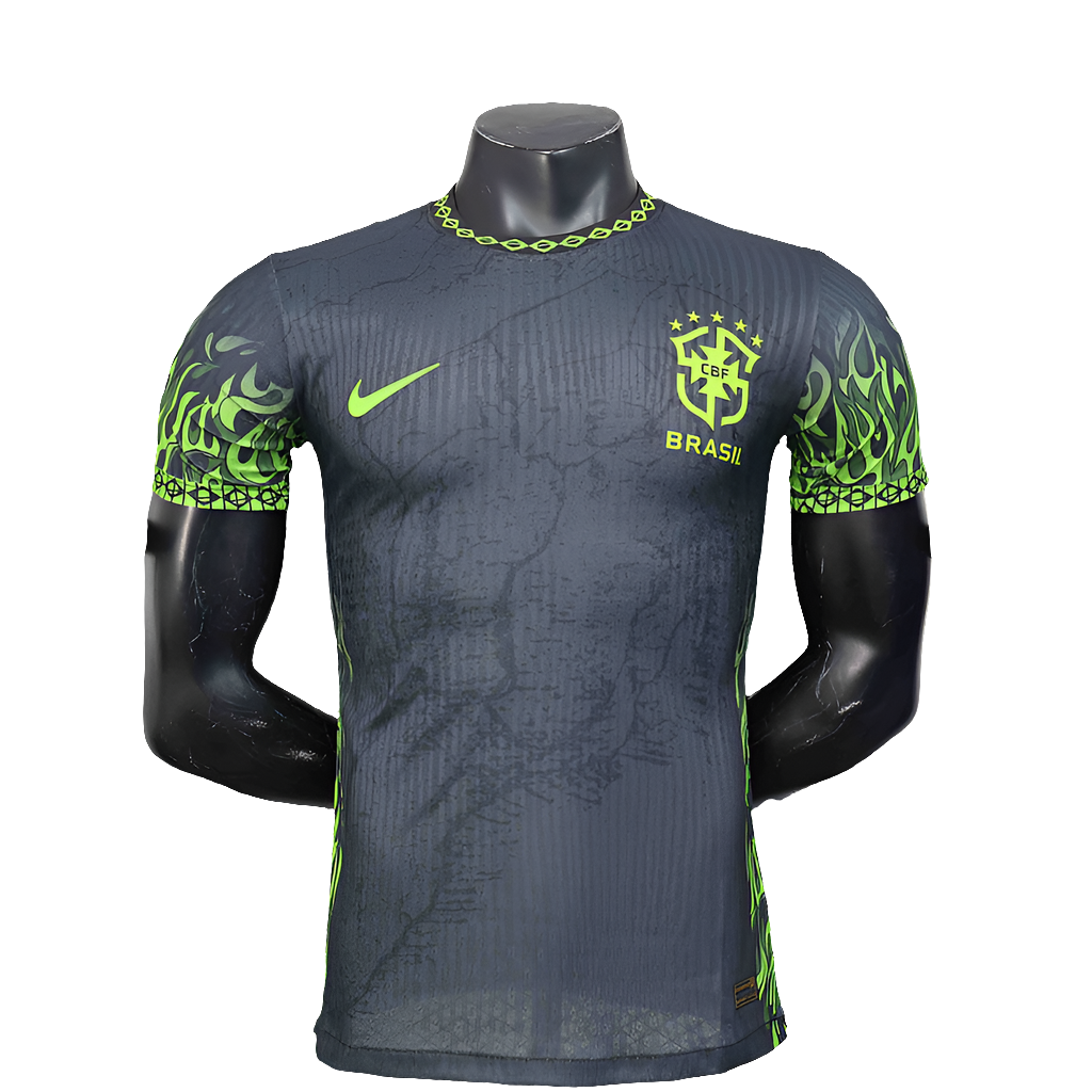 Camisa Seleção Brasil 25/26 Nike Jogador Edição especial - Preto e Verde