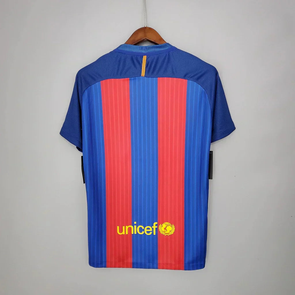Camisa Barcelona 16/17 Home - Retrô Masculina