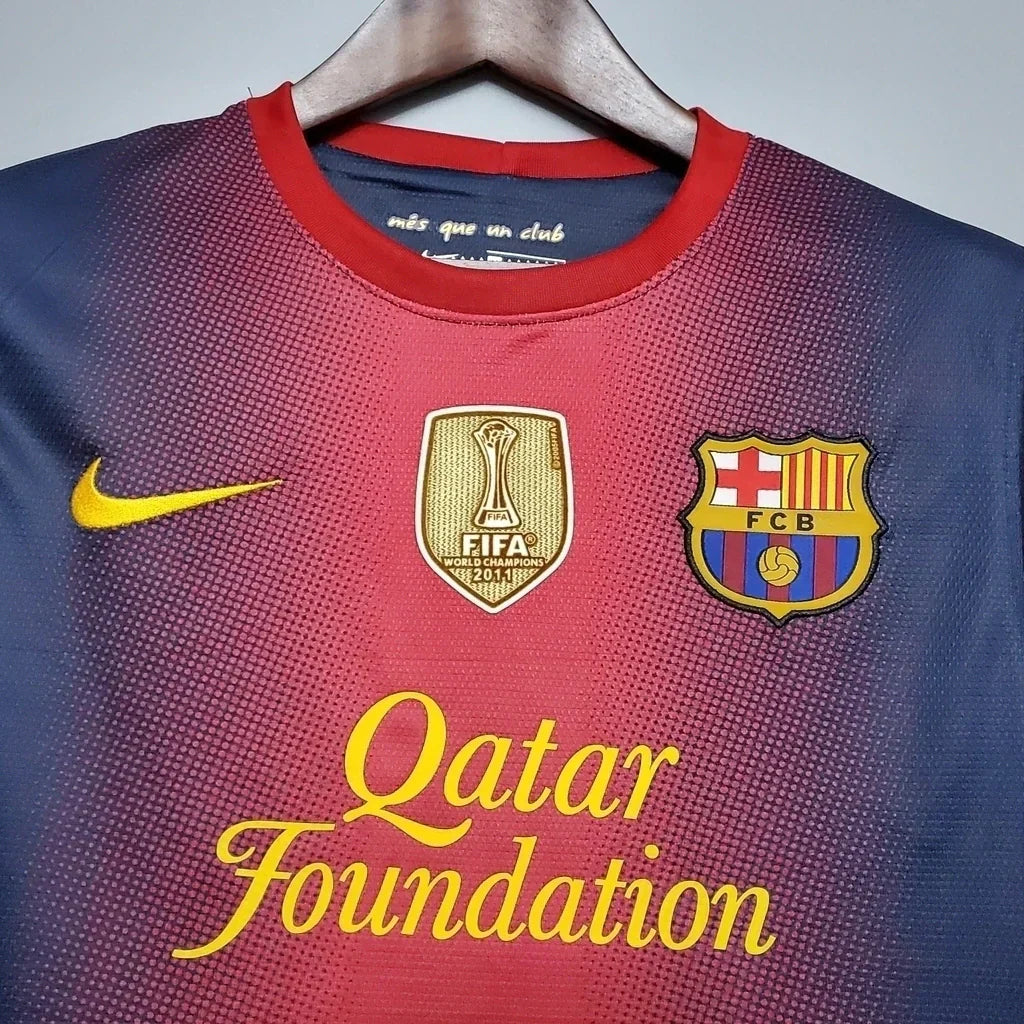 Camisa Barcelona 12/13 Home - Retrô Masculina