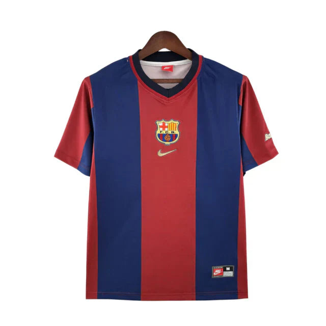 Camisa Barcelona 98/99 Home - Retrô Masculina