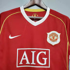 Camisa Manchester United 06/07 Home - Retrô Masculina