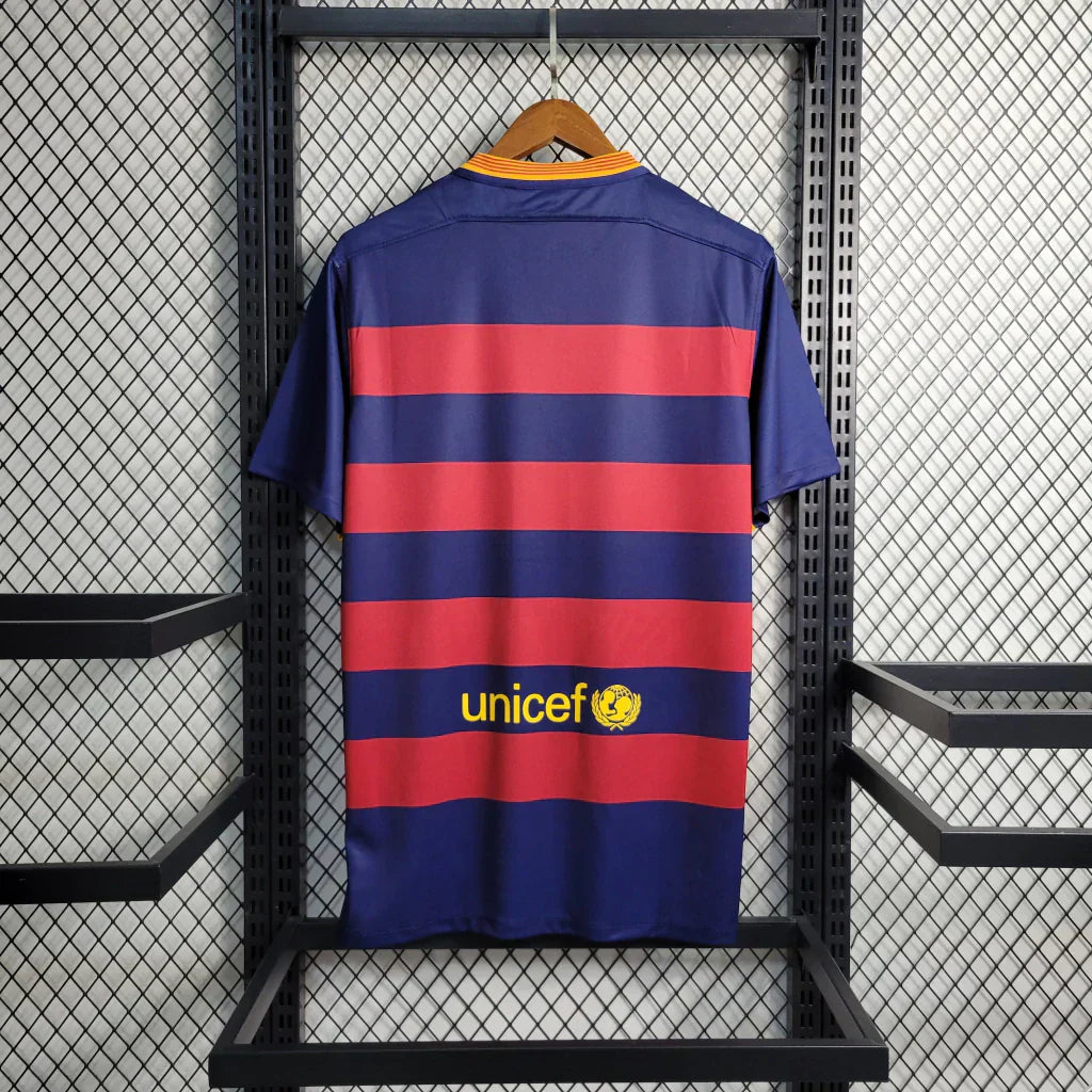 Camisa Barcelona 15/16 Home - Retrô Masculina