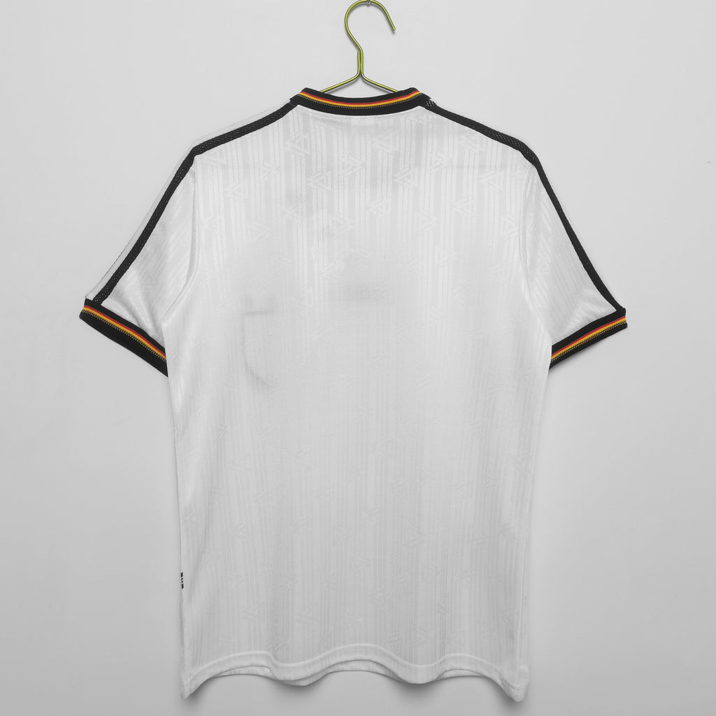 Camisa Seleção da Alemanha 1996/97 - Branco Adidas - Versão Retrô - Masculina
