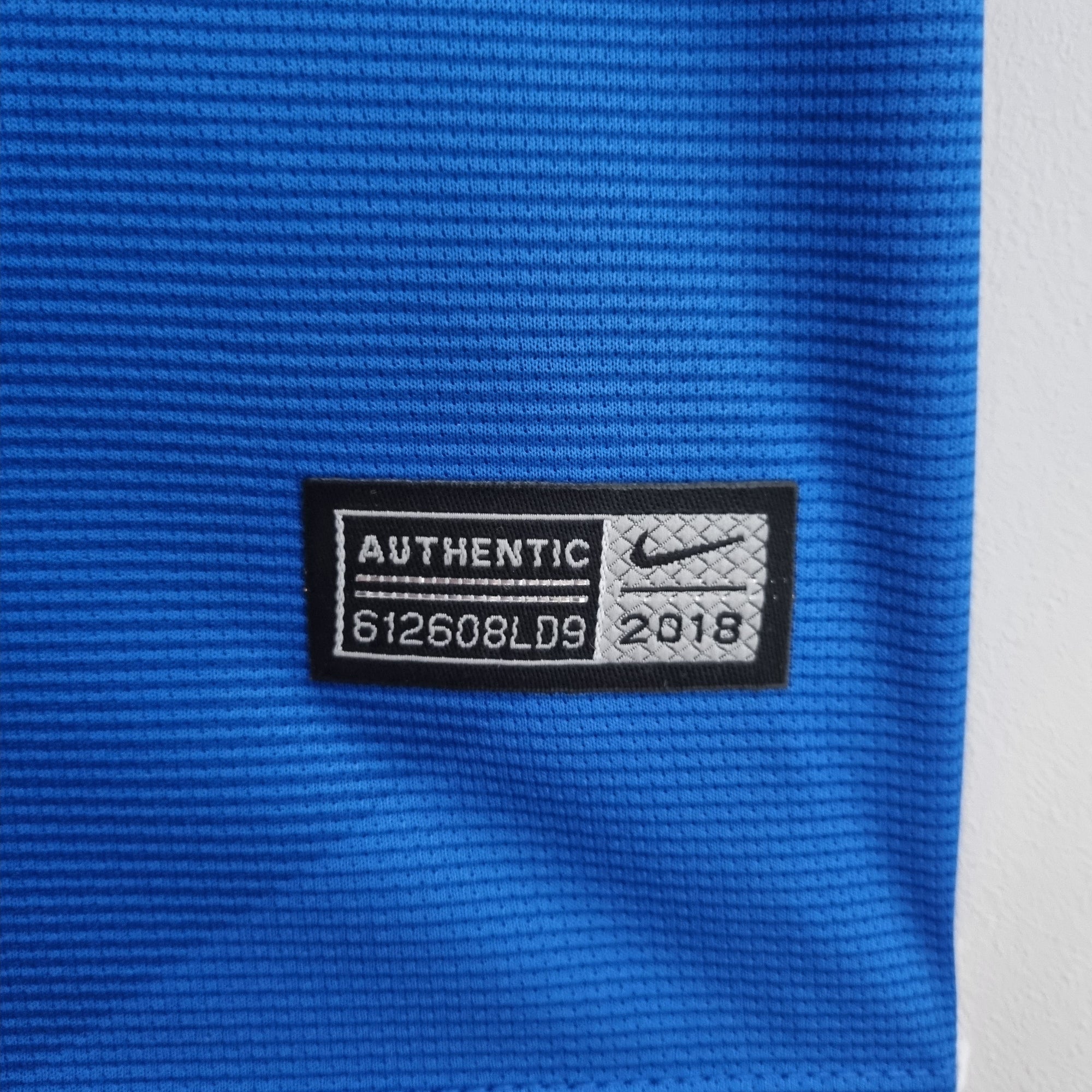 Camisa Retrô 2018 Seleção Brasileira II Nike Masculina - Azul