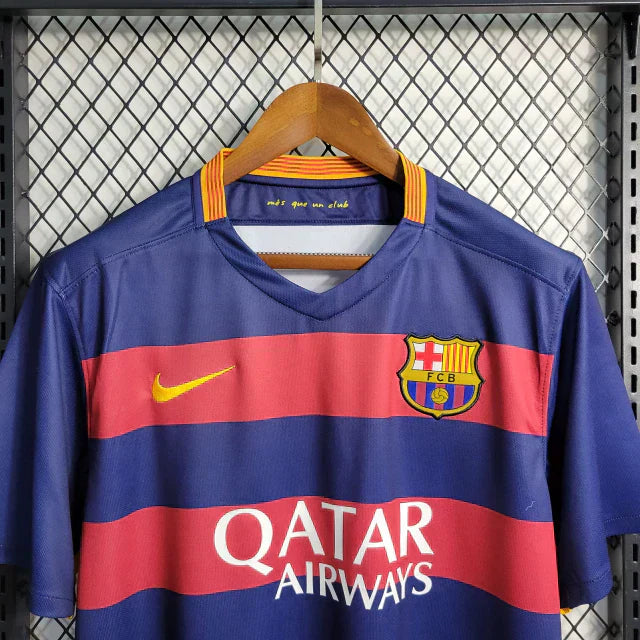 Camisa Barcelona 15/16 Home - Retrô Masculina
