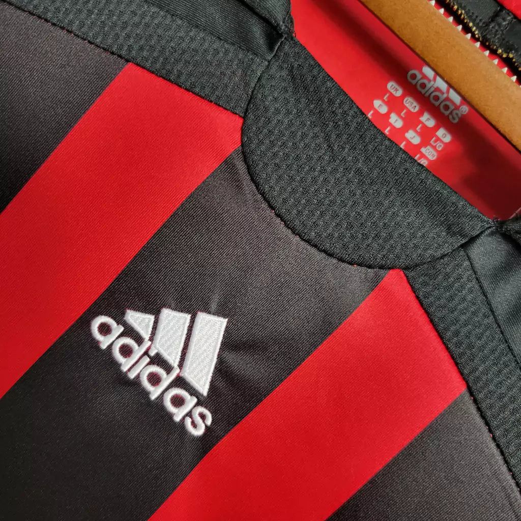 Camisa Milan 06/07 Home Manga Longa - Retrô Masculina