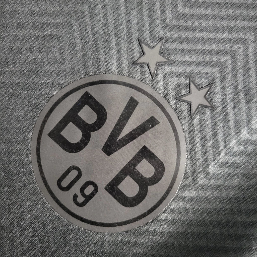 Camisa Borussia Dortmund 19/20 Edição Especial 110 Anos All Black - Retrô Masculina