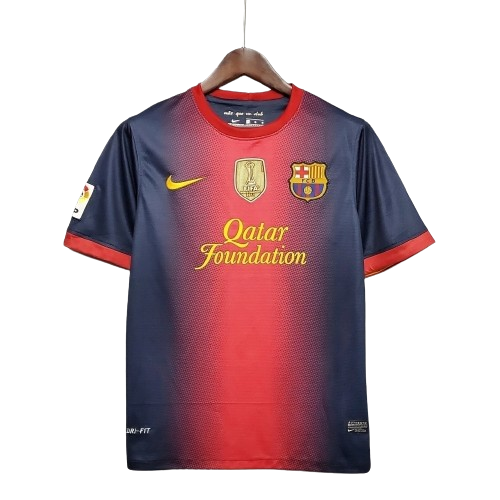 Camisa Barcelona 12/13 Home - Retrô Masculina