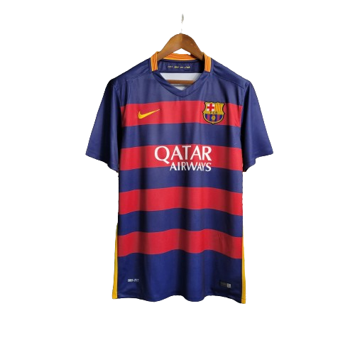 Camisa Barcelona 15/16 Home - Retrô Masculina