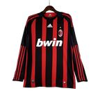 Camisa Milan 08/09 Home Manga Longa - Retrô Masculina