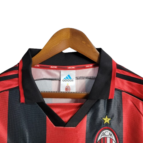 Camisa Milan 98/99 Home - Retrô Masculina