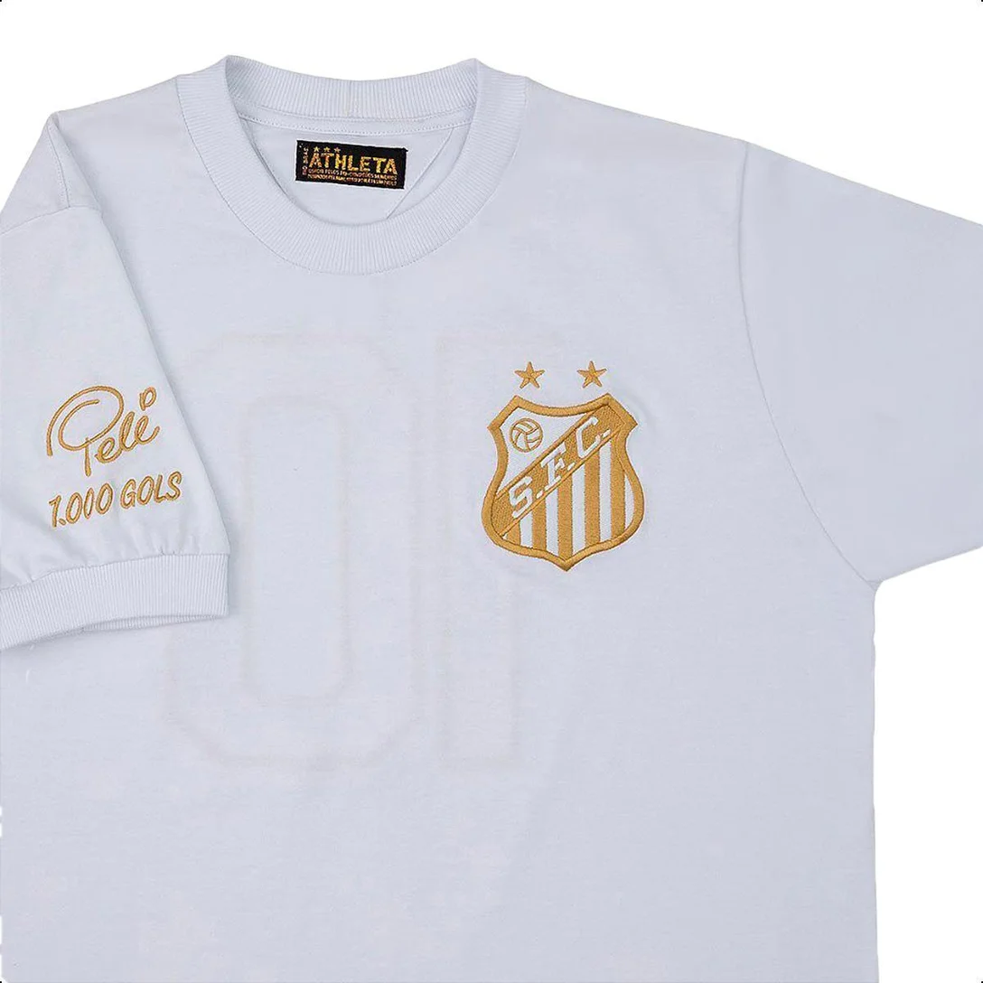 Camisa Santos FC Edição Especial Pelé 1000 Gols I - Torcedor Masculina