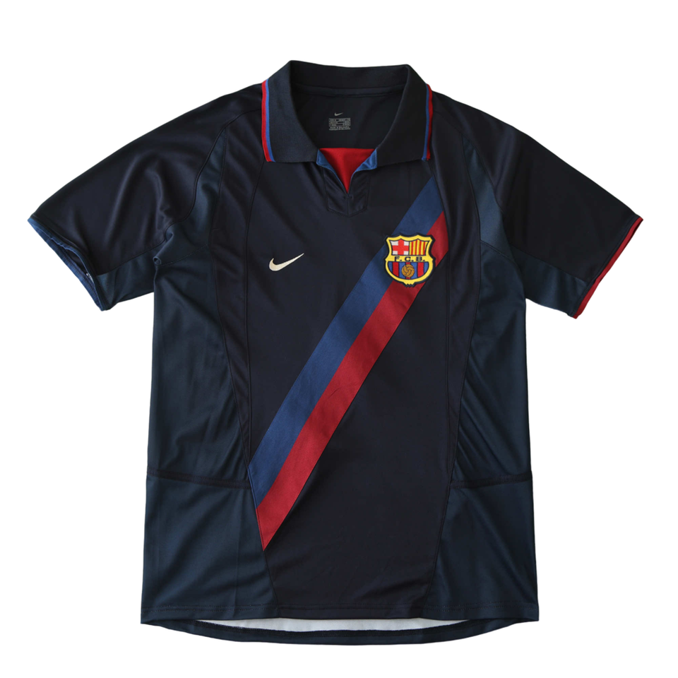 Camisa Barcelona 02/03 Away - Retrô Masculina