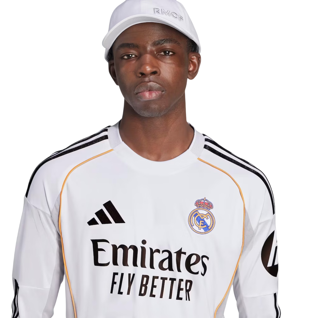 Camisa Real Madrid 25/26 Home Manga Longa - Torcedor Masculina