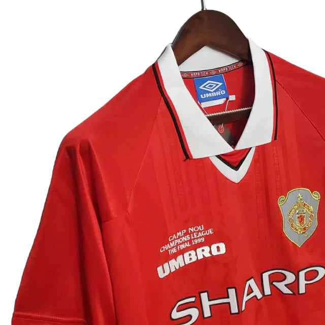 Camisa Manchester United 99/00 Home - Retrô Masculina