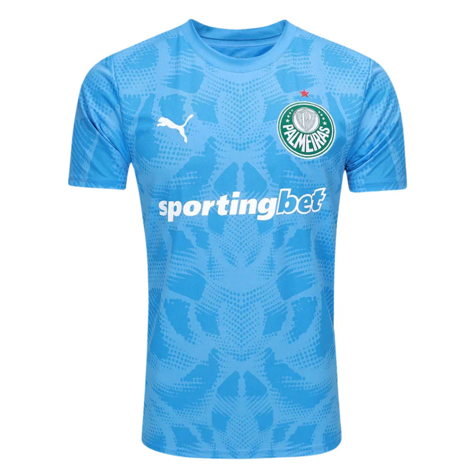 Camisa de Goleiro Palmeiras Home 25/26 -Torcedor Puma Masculina - Azul